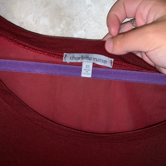 Charlotte Russe 3/4 sleeve shirt - Picture 3 of 3